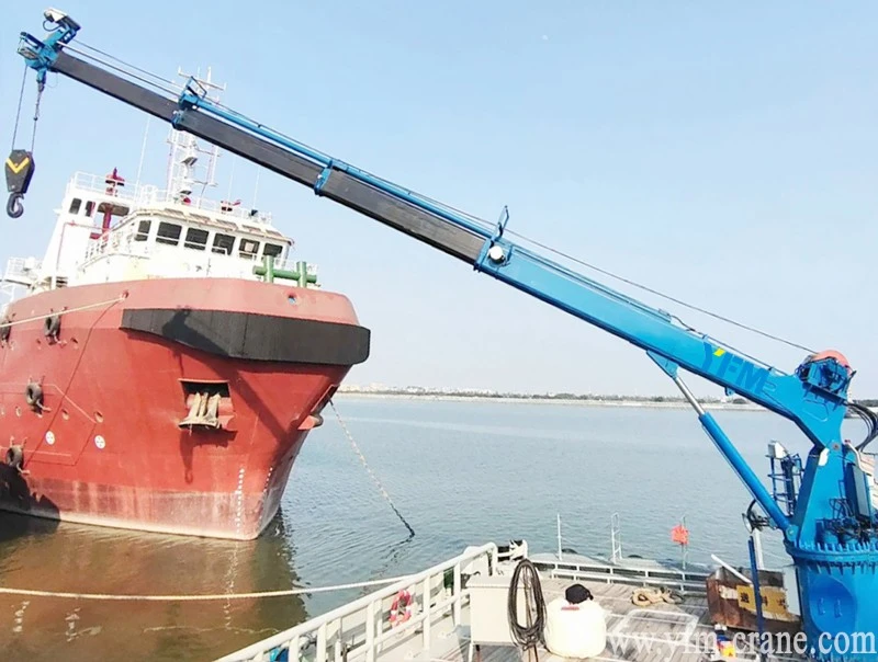 marine telescopic deck crane marine telescopic deck crane