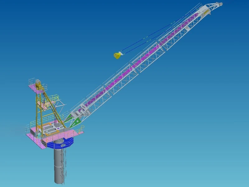kingpost deck crane kingpost deck crane